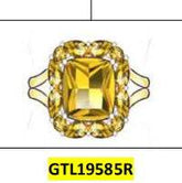 Sterling Silver Semi Mount Ring Setting Cushion CU 9X7mm - Syzjewelry